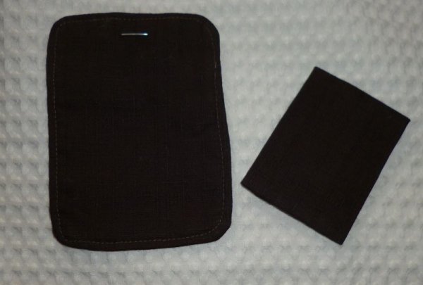 画像2: 付けポケット【茶】お花 (2)