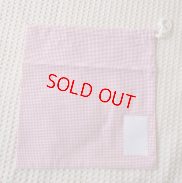 画像2: SALE♪　多目的巾着【３０×２８ｃｍ】チェック (2)