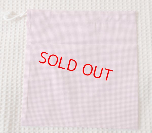 画像1: SALE♪　多目的巾着【３０×２８ｃｍ】チェック (1)