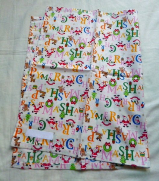 画像2: SALE♪  お給食マット【クリスマス】40×60ｃｍ　 (2)