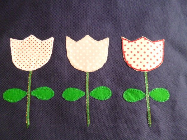 画像2: SALE　レッスンバック【３０×４０】チューリップ (2)