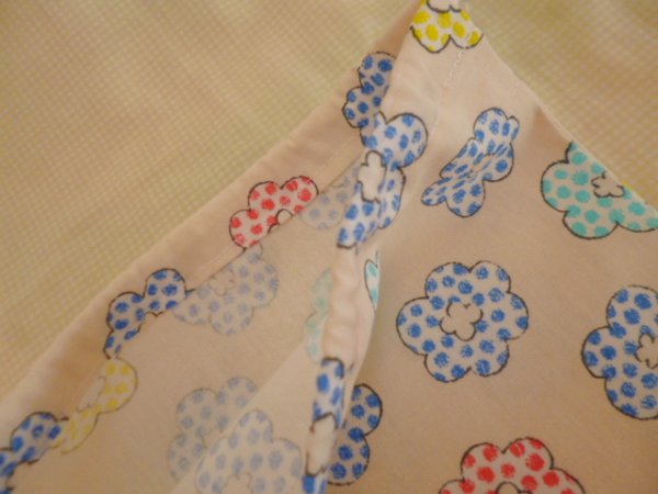 画像5: 道具袋　巾着【22×27】お花 (5)