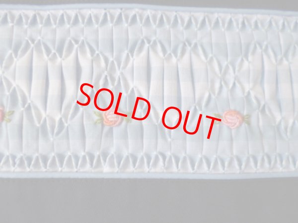 画像2: 移動袋【３０×４０】スモッキング　ハートバラ (2)