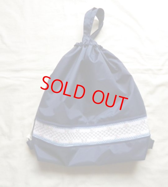 画像3: SALE　プールバック巾着【３０×４０×１０ｃｍ】スモッキング (3)