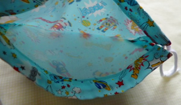 画像3: sale コップ袋　給食袋【17×20】ロボット (3)