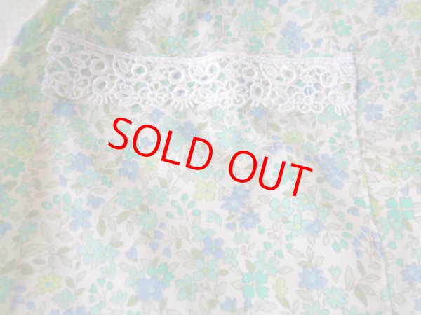 画像3: 前掛けエプロン【４０ｃｍ】小花 (3)