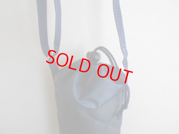 画像5: 水筒ケース【紺ナイロンキルティング】 M 無地 (5)