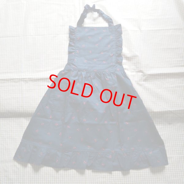 画像3: フリルエプロン　さくらんぼ (3)