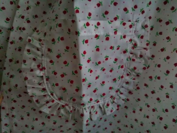 画像5: SALE スモック長袖 【100】お花 (5)