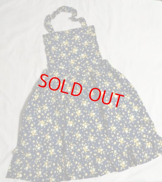 画像4: フリルエプロン　お花 (4)