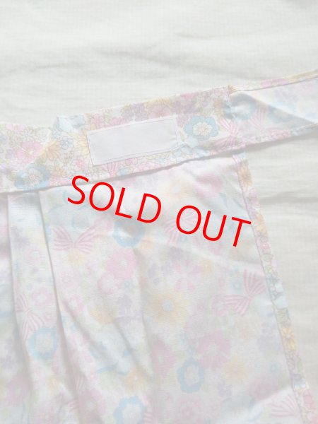 画像4: 前掛けエプロン【４０ｃｍ】お花リボン (4)