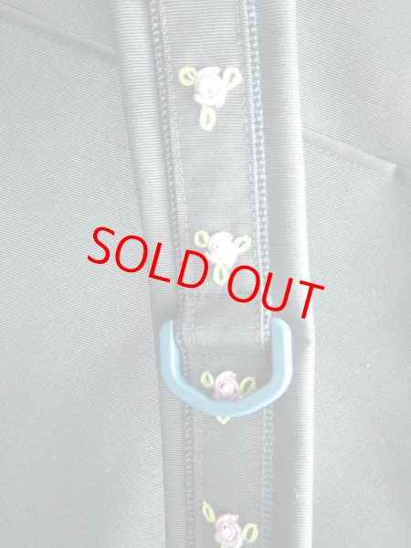 画像6: new♪3WAYショルダーバック【28×35×10】パープルバラ＆リボン (6)