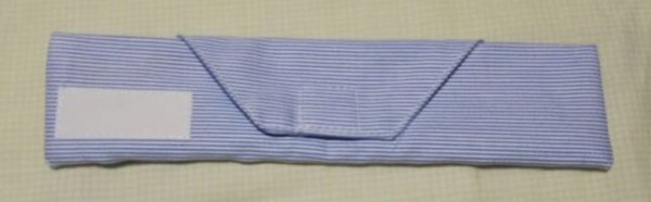 画像11: 封筒型＆巾着型　お弁当６点セット【コードレーンブルー】白百合幼稚園仕様 (11)