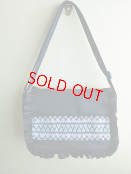 画像2: スクールショルダー【紺】スモッキング (2)