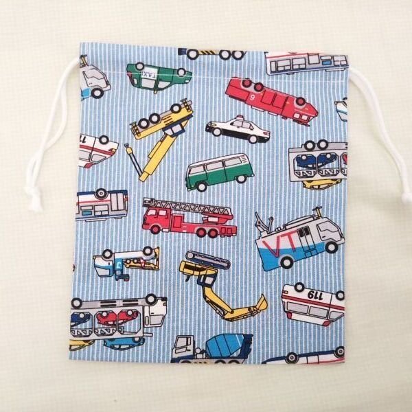 画像9: 大きめ封筒型お弁当４点セット【働く車】暁星幼稚園仕様 (9)