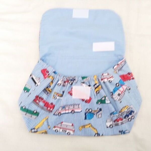 画像6: 大きめ封筒型お弁当４点セット【働く車】暁星幼稚園仕様 (6)