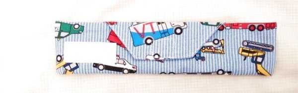 画像11: 大きめ封筒型お弁当４点セット【働く車】暁星幼稚園仕様 (11)