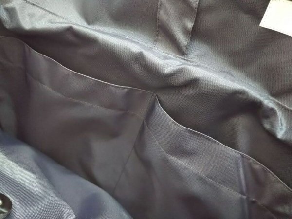 画像7: new♪通園お稽古リュック【27×33×10】　ブルーバラ＆リボン (7)