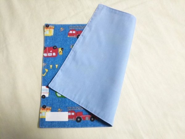 画像4: 大きめ封筒型お弁当４点セット【働く車】暁星幼稚園仕様 (4)