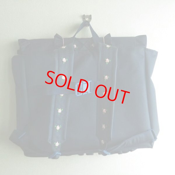 画像3: new♪通園お稽古リュック【27×33×10】　ピンクバラ＆リボン (3)