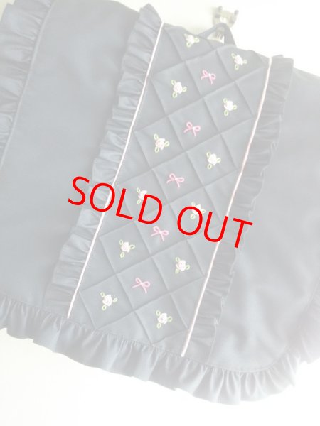 画像2: new♪通園お稽古リュック【27×33×10】　ピンクバラ＆リボン (2)