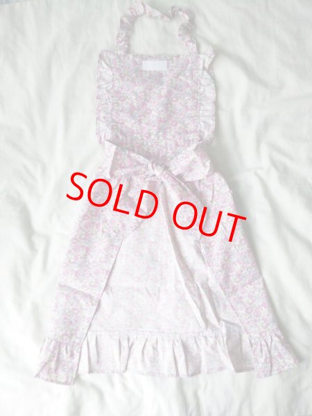 画像6: フリルエプロン　お花 (6)