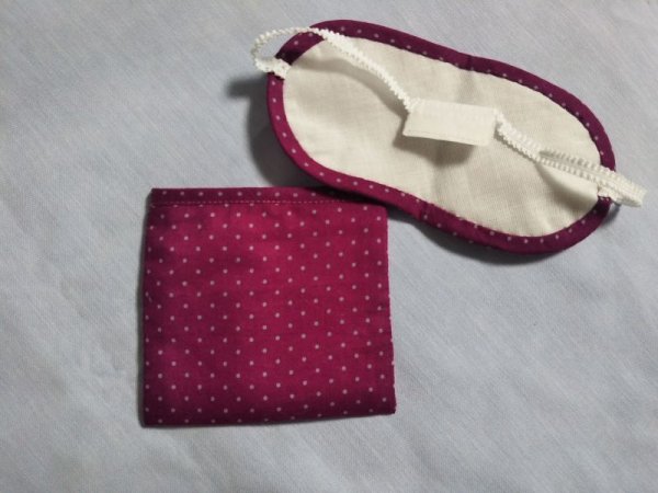画像2: 白百合幼稚園　【水玉】目かくし（アイマスク） (2)