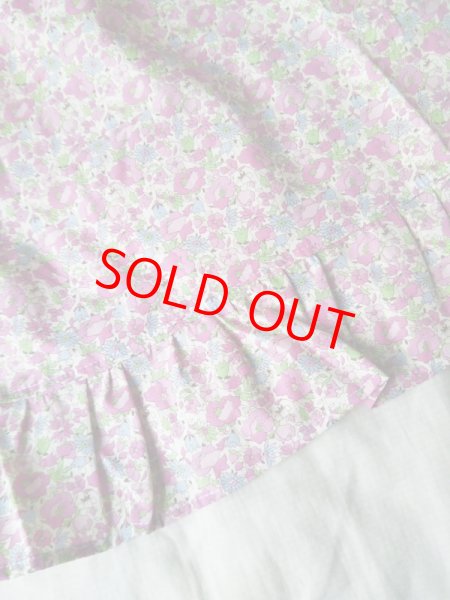 画像2: フリルエプロン　お花 (2)