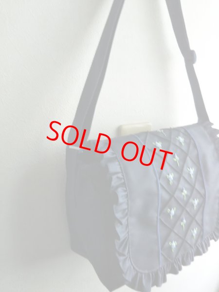 画像4: スクールショルダー【紺】ブルーバラ＆つぼみ (4)