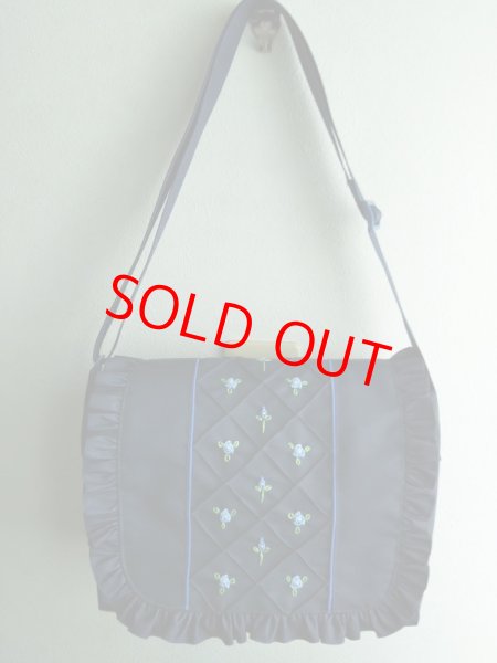 画像3: スクールショルダー【紺】ブルーバラ＆つぼみ (3)