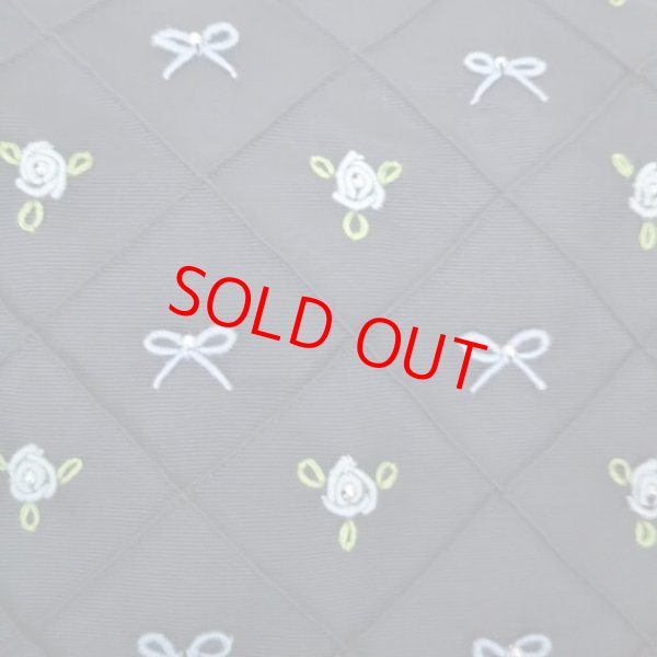 画像4: スクールショルダー【紺】ブルーバラ＆リボン (4)