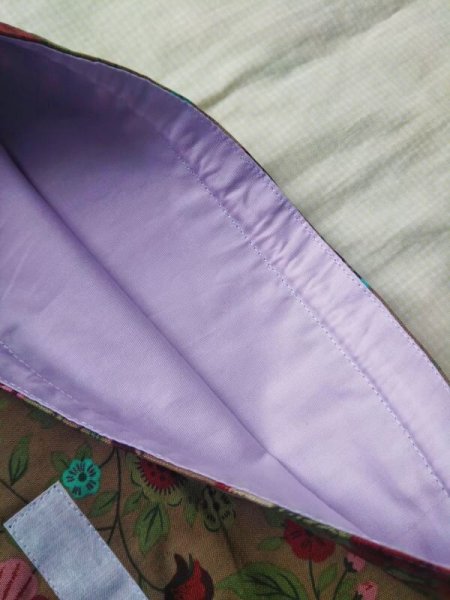 画像5: 巾着型　お弁当４点セット【小鳥】白百合 (5)