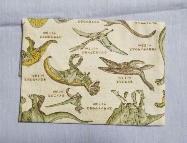 画像2: 封筒型　お弁当袋【恐竜】竹早園舎仕様 (2)