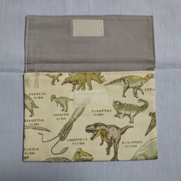 画像3: 封筒型　お弁当袋【恐竜】竹早園舎仕様 (3)
