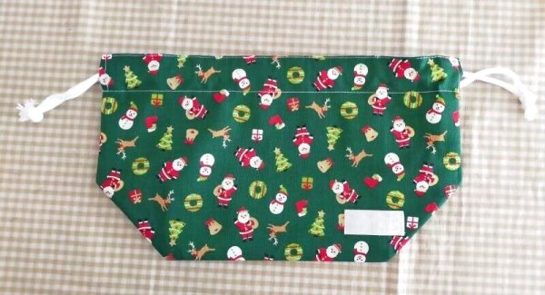 画像5: 巾着型　お弁当４点セット【クリスマス】 (5)