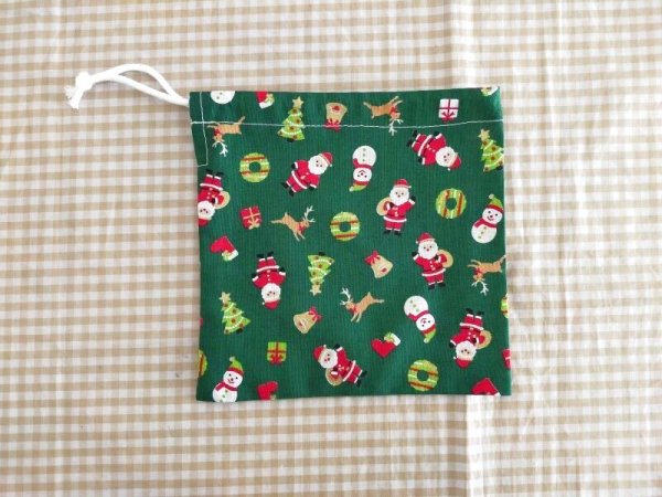 画像10: 巾着型　お弁当４点セット【クリスマス】 (10)