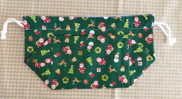 画像7: 巾着型　お弁当４点セット【クリスマス】 (7)