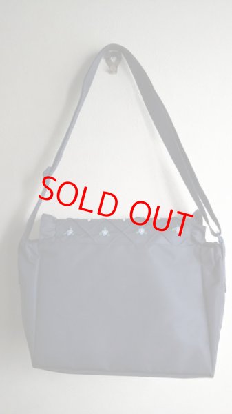 画像5: スクールショルダー【紺】ブルー　バラ＆つぼみ (5)