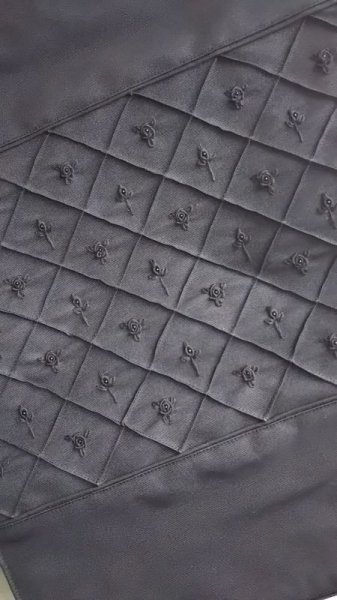 画像2: チャームママ【黒】紺バラ&つぼみ (2)