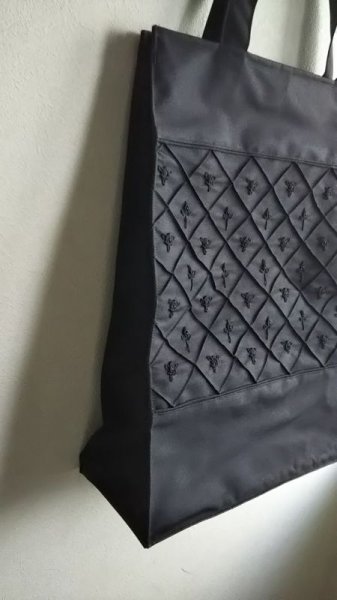 画像3: チャームママ【黒】紺バラ&つぼみ (3)