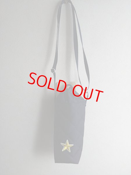 画像2: 水筒ケース【紺ナイロンキルティング】　Ｍスリムタイプ　星 (2)