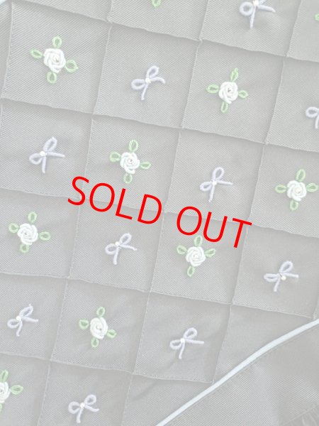 画像3: new♪3WAYショルダーバック【28×36×10】ブルーバラ&リボン (3)