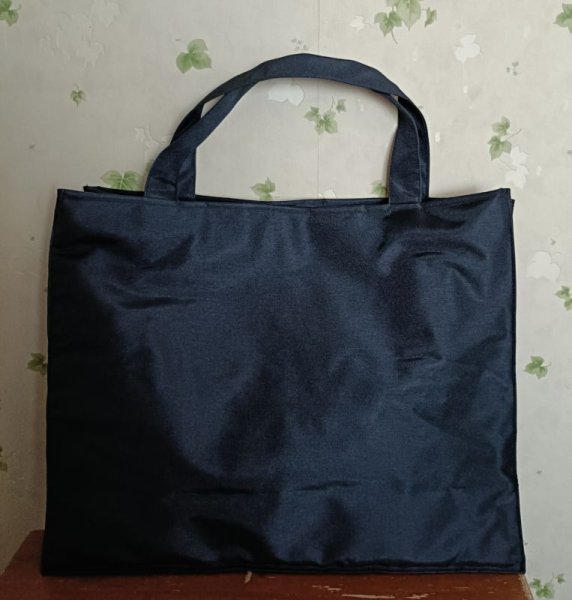 画像5: チャームママワイド【紺】リボン&リボン刺繍 (5)