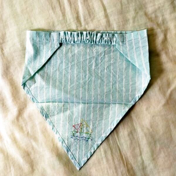 画像7: Sale♪　スモックエプロン3点セット 【110】ヨット (7)