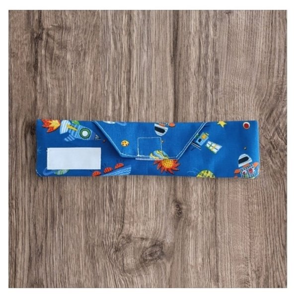 画像9: 大きめ封筒型お弁当4点セット【宇宙】暁星幼稚園仕様 (9)