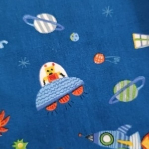 画像2: 大きめ封筒型お弁当4点セット【宇宙】暁星幼稚園仕様 (2)