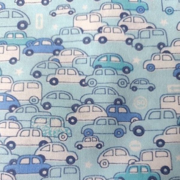 画像2: お弁当包み【車】　50×50ｃｍ　 (2)