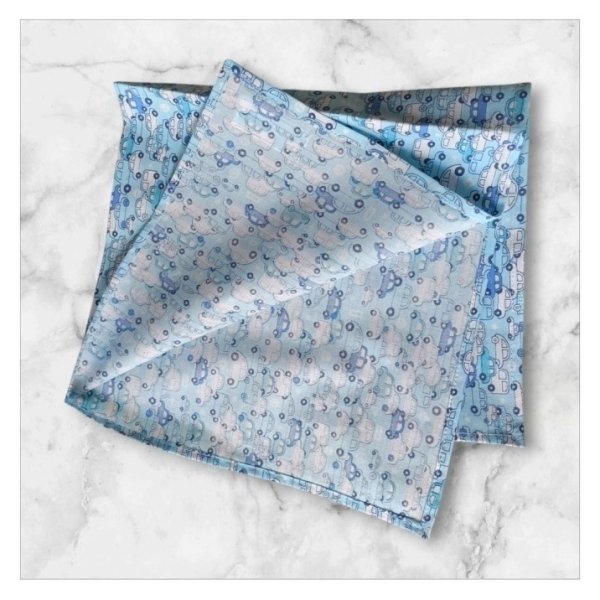 画像3: お弁当包み【車】　50×50ｃｍ　 (3)