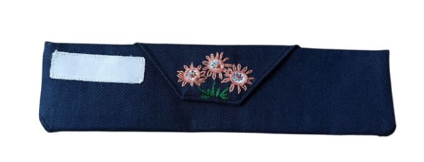 画像1: カトラリーケース【紺】 21×5cm (1)