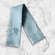 画像2: 定規入れ【５．５×３５ｃｍ】水色　イニシャルR (2)
